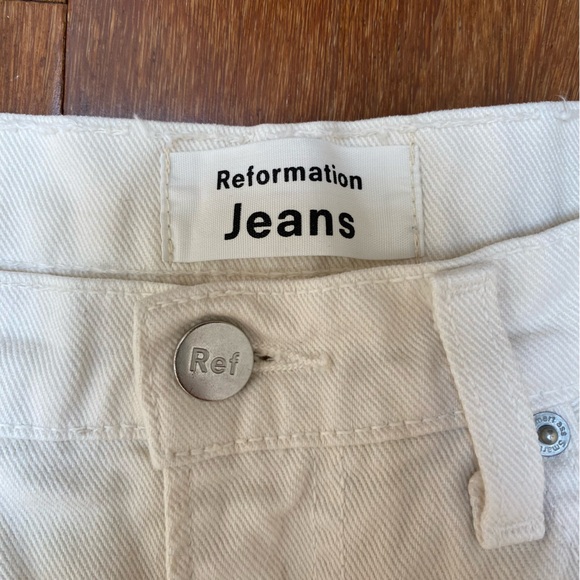 Reformation Julia High Rise Cigarette Jean-27 - Picture 7 of 8
